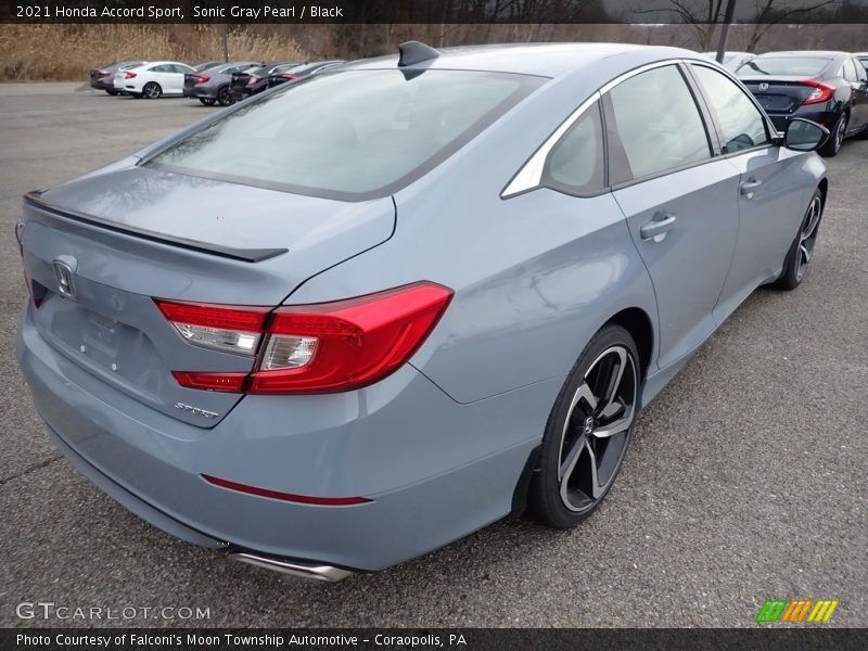 Sonic Gray Pearl / Black 2021 Honda Accord Sport