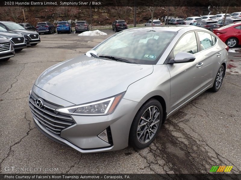 Front 3/4 View of 2020 Elantra Limited