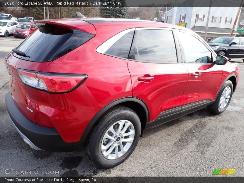 Rapid Red Metallic / Dark Earth Gray 2020 Ford Escape SE 4WD