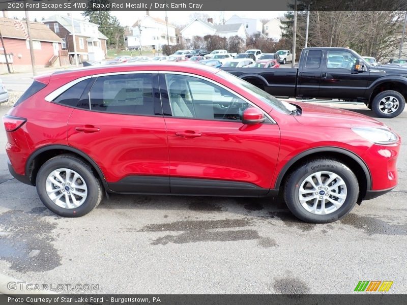 Rapid Red Metallic / Dark Earth Gray 2020 Ford Escape SE 4WD