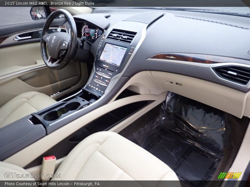  2015 MKZ AWD Light Dune Interior