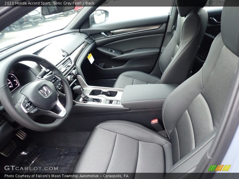 Front Seat of 2021 Accord Sport