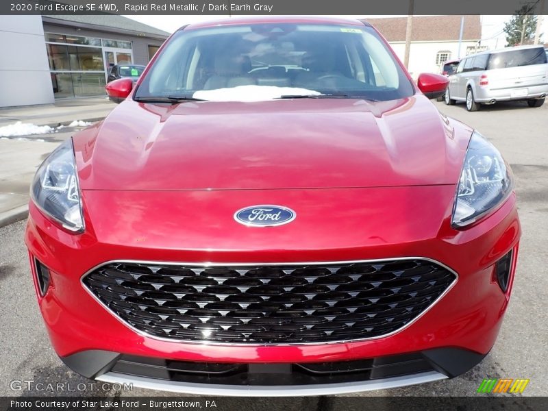 Rapid Red Metallic / Dark Earth Gray 2020 Ford Escape SE 4WD