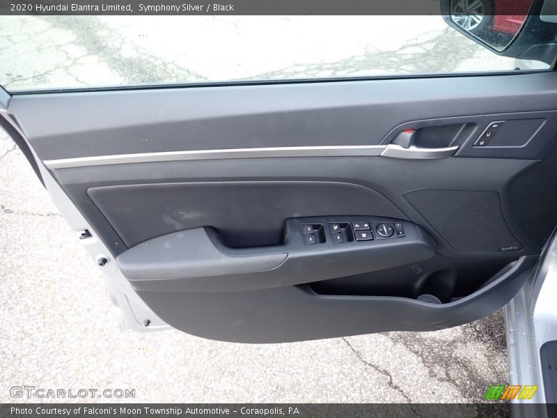 Symphony Silver / Black 2020 Hyundai Elantra Limited