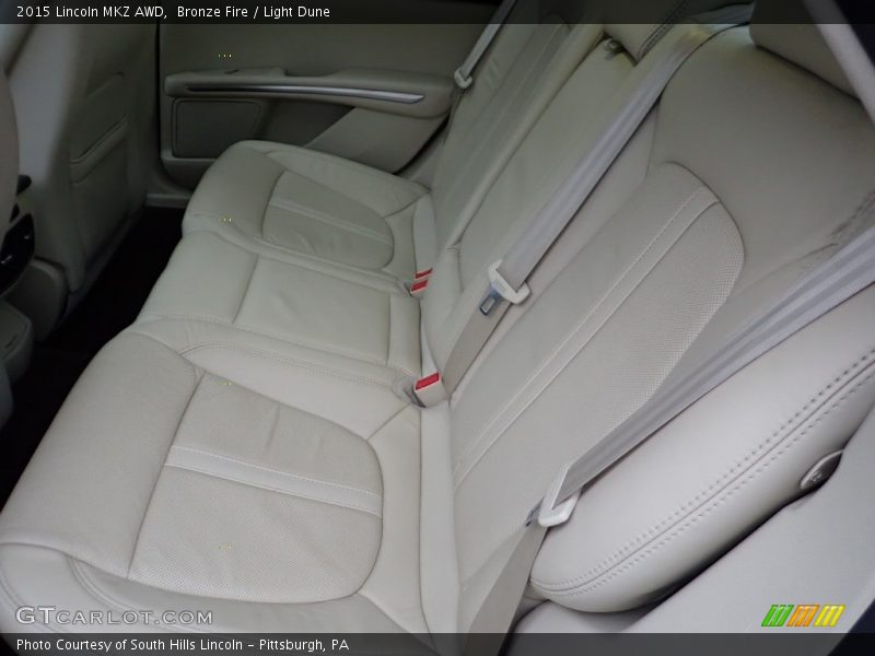 Rear Seat of 2015 MKZ AWD