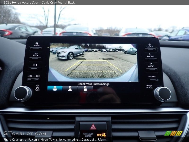 Sonic Gray Pearl / Black 2021 Honda Accord Sport