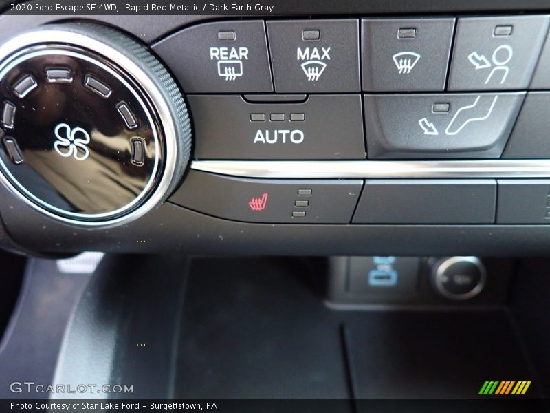 Rapid Red Metallic / Dark Earth Gray 2020 Ford Escape SE 4WD