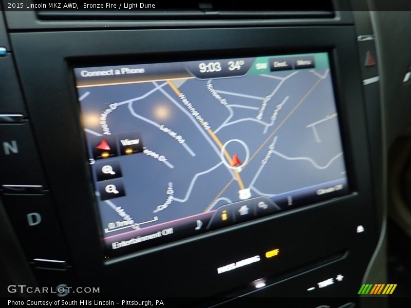 Bronze Fire / Light Dune 2015 Lincoln MKZ AWD