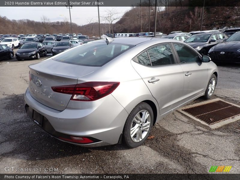 Stellar Silver / Black 2020 Hyundai Elantra Value Edition