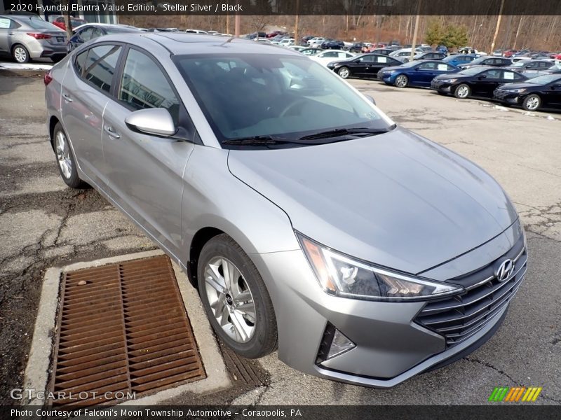 Stellar Silver / Black 2020 Hyundai Elantra Value Edition