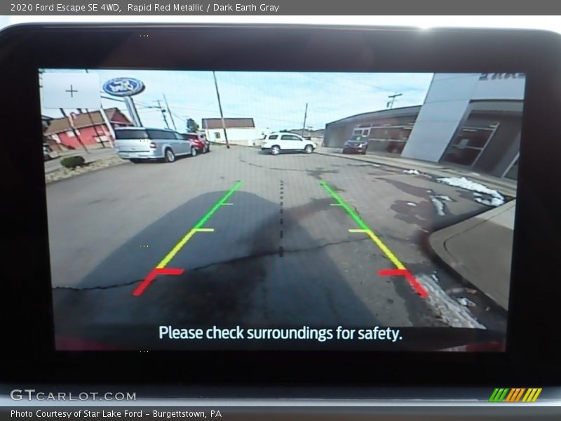 Rapid Red Metallic / Dark Earth Gray 2020 Ford Escape SE 4WD
