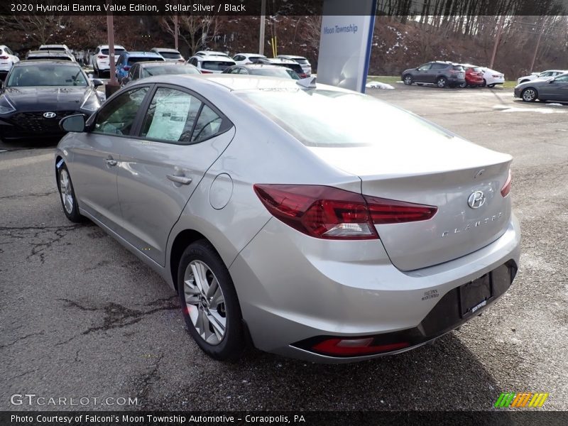 Stellar Silver / Black 2020 Hyundai Elantra Value Edition