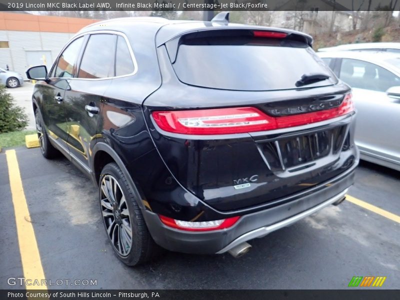 Infinite Black Metallic / Centerstage-Jet Black/Foxfire 2019 Lincoln MKC Black Label AWD