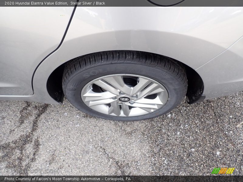 Stellar Silver / Black 2020 Hyundai Elantra Value Edition