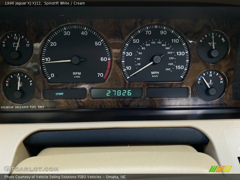  1996 XJ XJ12 XJ12 Gauges