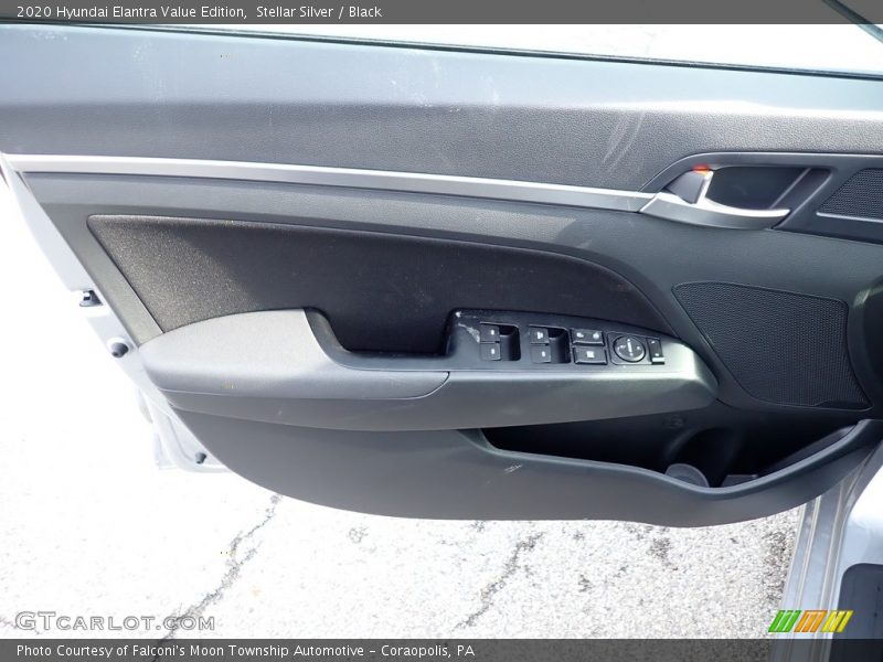 Stellar Silver / Black 2020 Hyundai Elantra Value Edition