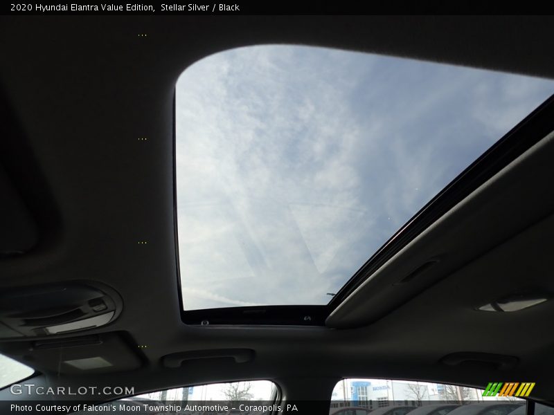 Stellar Silver / Black 2020 Hyundai Elantra Value Edition