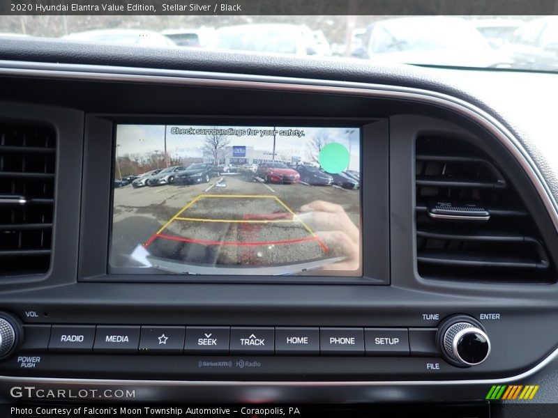 Stellar Silver / Black 2020 Hyundai Elantra Value Edition