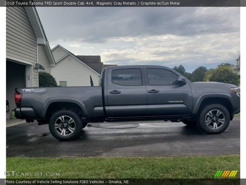 Magnetic Gray Metallic / Graphite w/Gun Metal 2018 Toyota Tacoma TRD Sport Double Cab 4x4