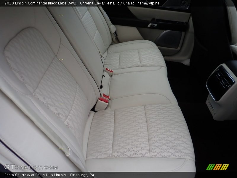Rear Seat of 2020 Continental Black Label AWD