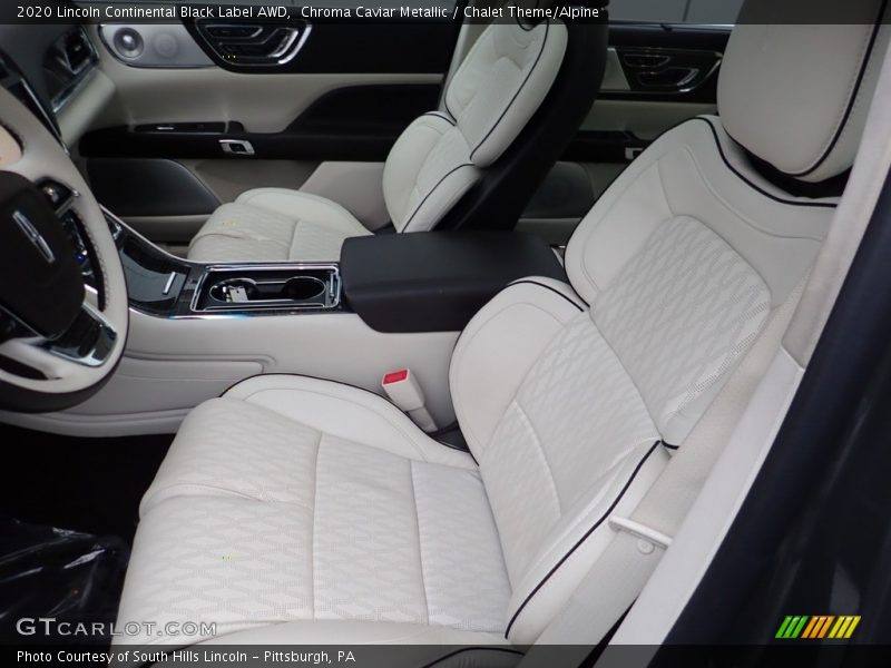 Front Seat of 2020 Continental Black Label AWD