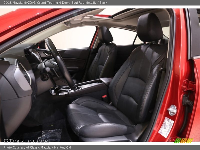 Soul Red Metallic / Black 2018 Mazda MAZDA3 Grand Touring 4 Door