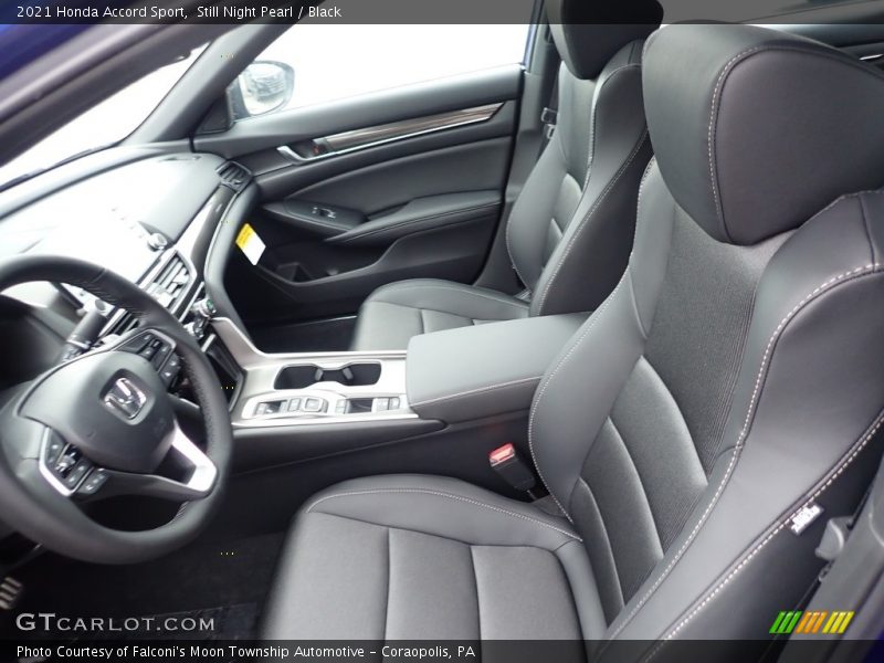Front Seat of 2021 Accord Sport