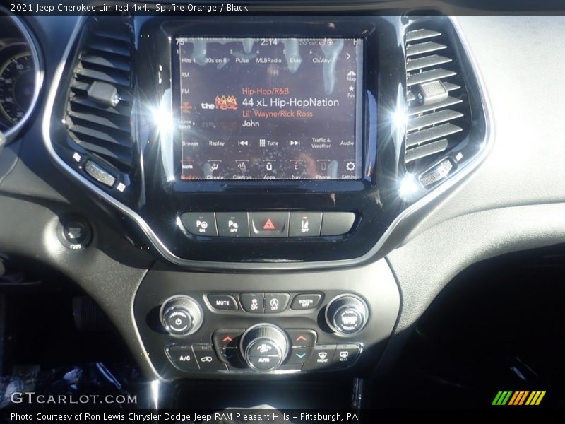 Spitfire Orange / Black 2021 Jeep Cherokee Limited 4x4