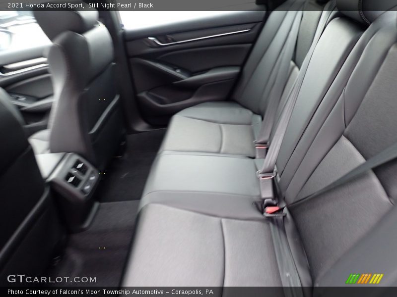 Rear Seat of 2021 Accord Sport