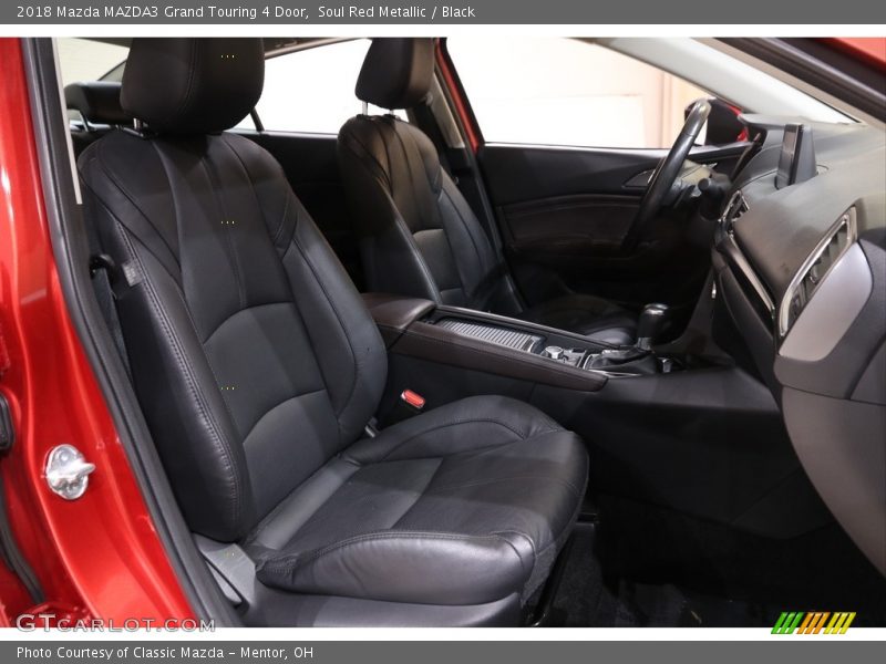 Soul Red Metallic / Black 2018 Mazda MAZDA3 Grand Touring 4 Door