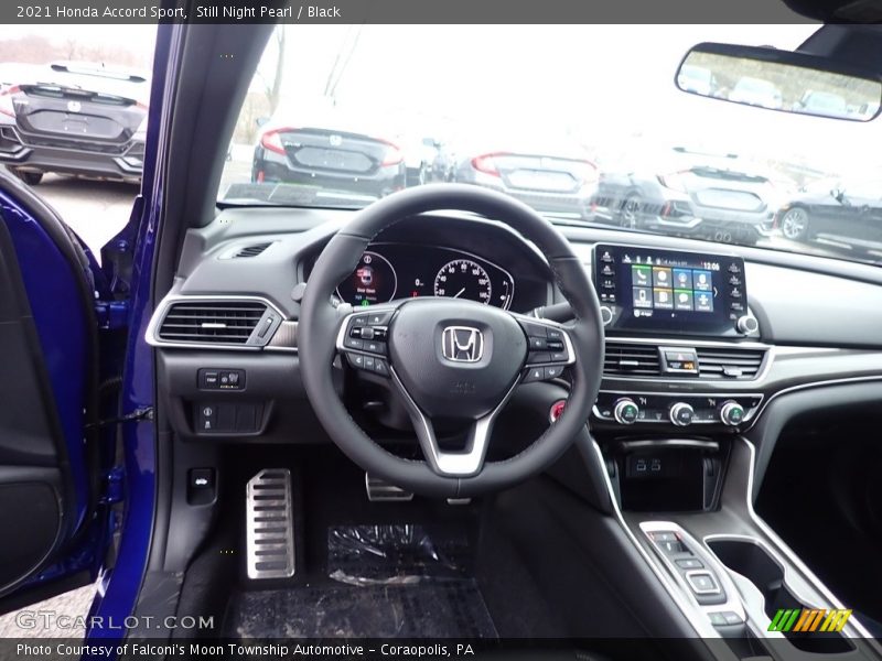 Dashboard of 2021 Accord Sport