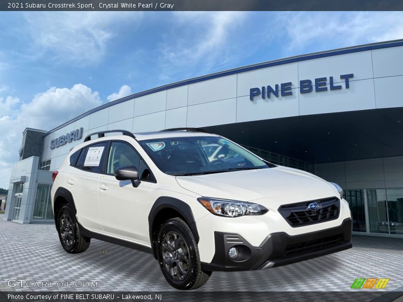 Crystal White Pearl / Gray 2021 Subaru Crosstrek Sport