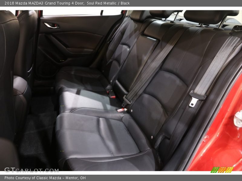 Soul Red Metallic / Black 2018 Mazda MAZDA3 Grand Touring 4 Door