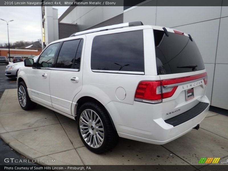White Platinum Metallic / Ebony 2016 Lincoln Navigator Select 4x4