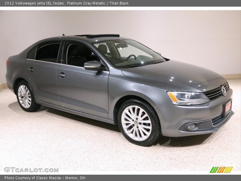 Platinum Gray Metallic / Titan Black 2012 Volkswagen Jetta SEL Sedan