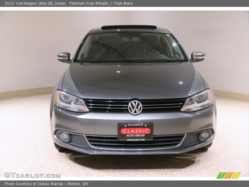 Platinum Gray Metallic / Titan Black 2012 Volkswagen Jetta SEL Sedan