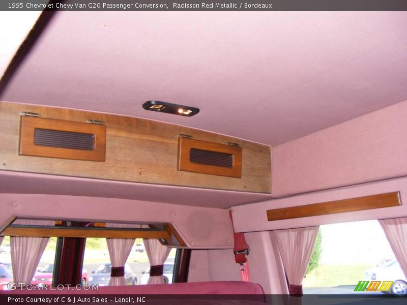 Radisson Red Metallic / Bordeaux 1995 Chevrolet Chevy Van G20 Passenger Conversion