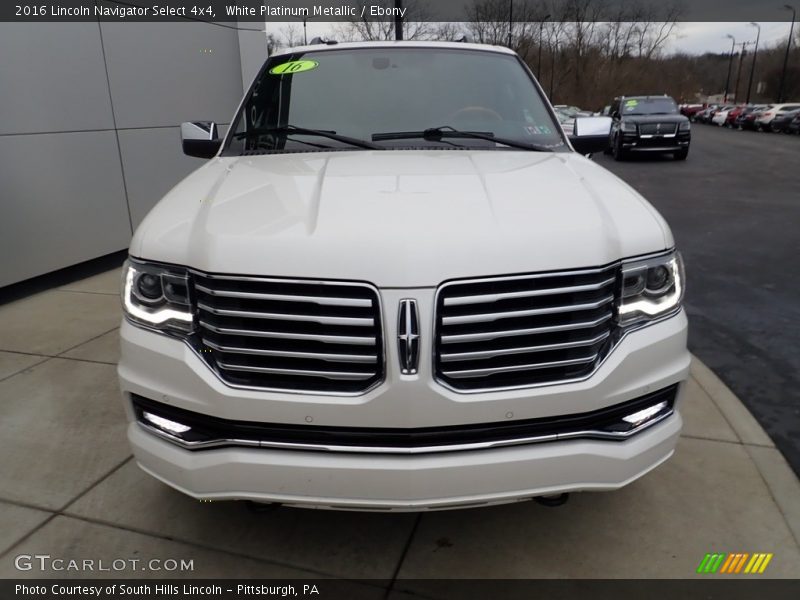 White Platinum Metallic / Ebony 2016 Lincoln Navigator Select 4x4