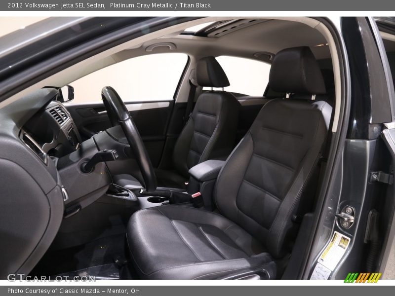 Platinum Gray Metallic / Titan Black 2012 Volkswagen Jetta SEL Sedan