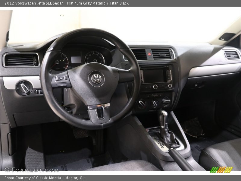 Platinum Gray Metallic / Titan Black 2012 Volkswagen Jetta SEL Sedan