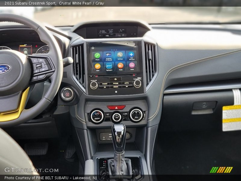 Crystal White Pearl / Gray 2021 Subaru Crosstrek Sport