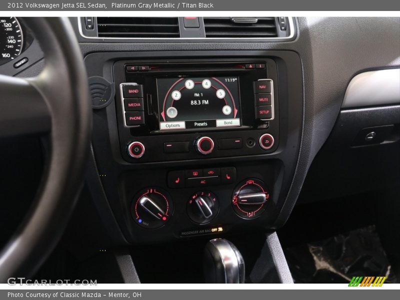 Platinum Gray Metallic / Titan Black 2012 Volkswagen Jetta SEL Sedan