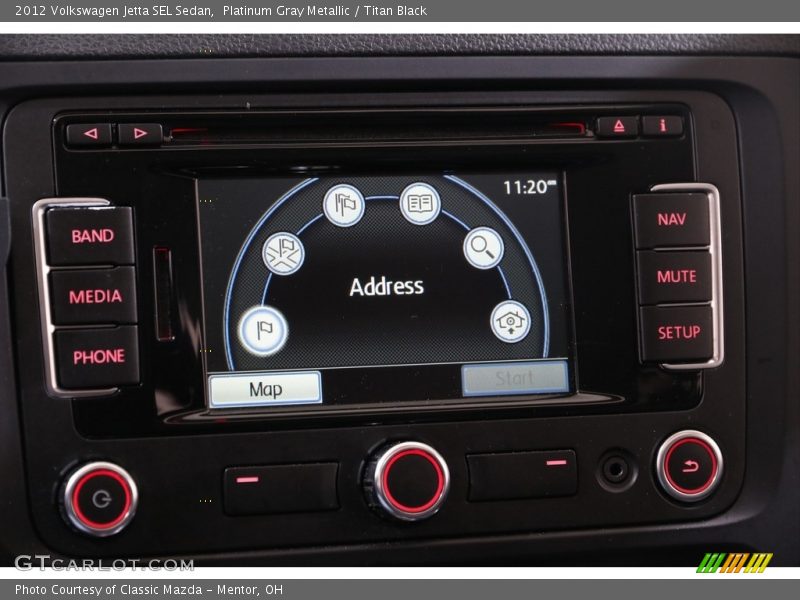 Platinum Gray Metallic / Titan Black 2012 Volkswagen Jetta SEL Sedan