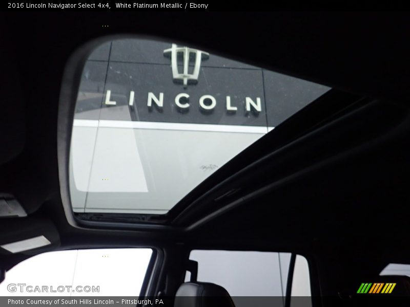 White Platinum Metallic / Ebony 2016 Lincoln Navigator Select 4x4