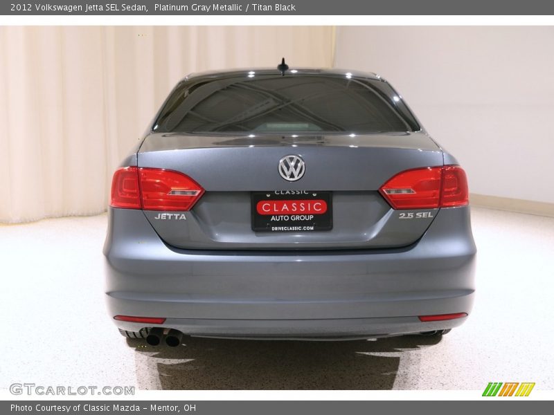 Platinum Gray Metallic / Titan Black 2012 Volkswagen Jetta SEL Sedan