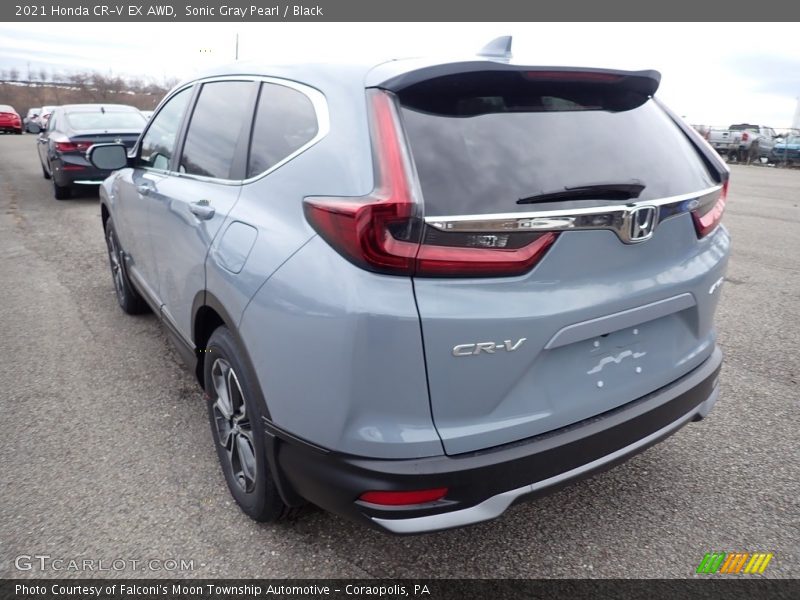 Sonic Gray Pearl / Black 2021 Honda CR-V EX AWD