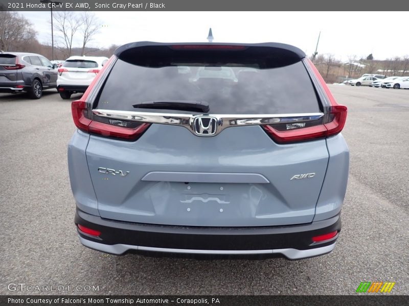 Sonic Gray Pearl / Black 2021 Honda CR-V EX AWD