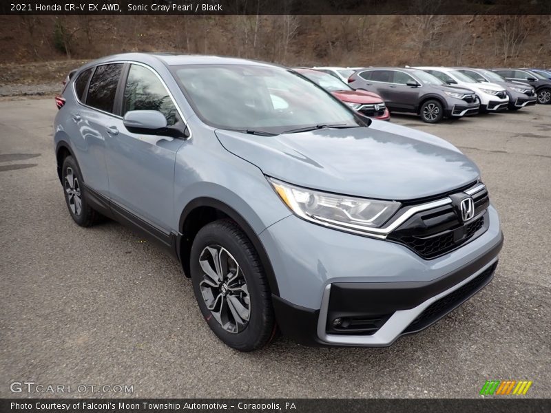 Front 3/4 View of 2021 CR-V EX AWD