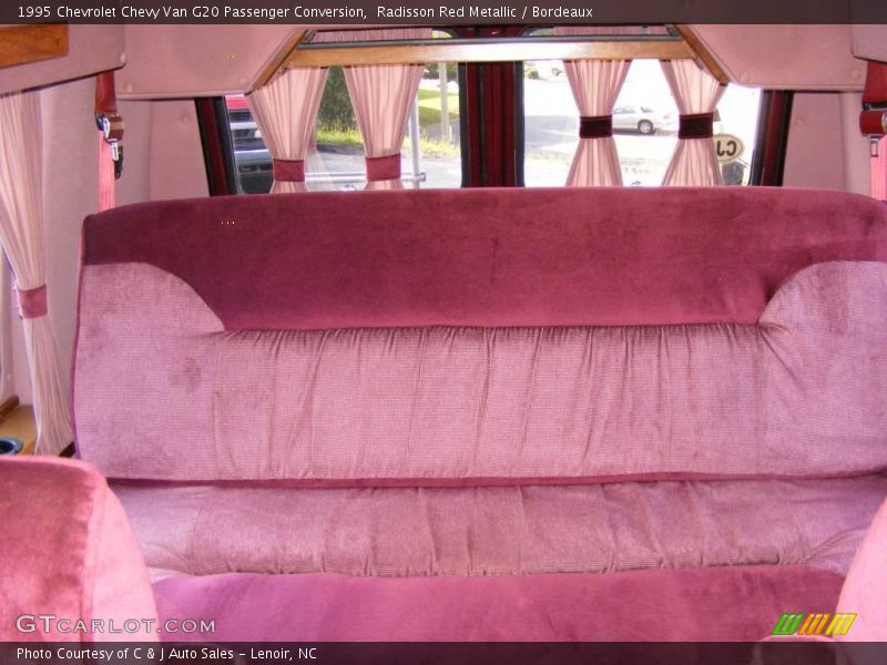 Radisson Red Metallic / Bordeaux 1995 Chevrolet Chevy Van G20 Passenger Conversion
