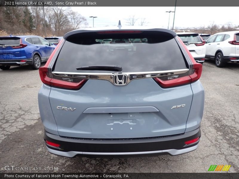 Sonic Gray Pearl / Black 2021 Honda CR-V EX AWD